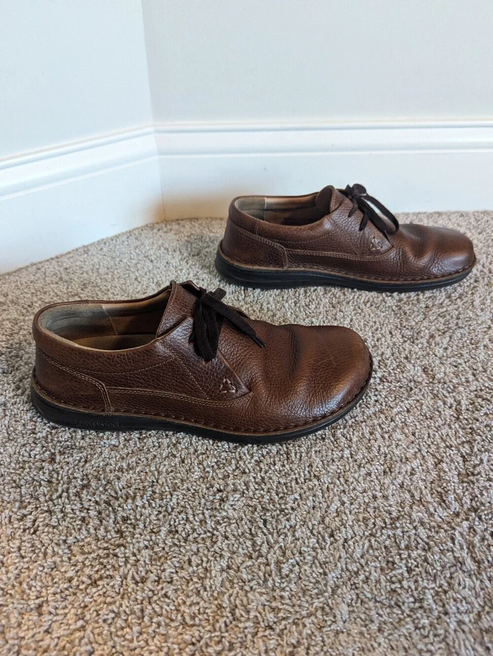Birkenstock Memphis Brown Leather Oxfords EU 43
